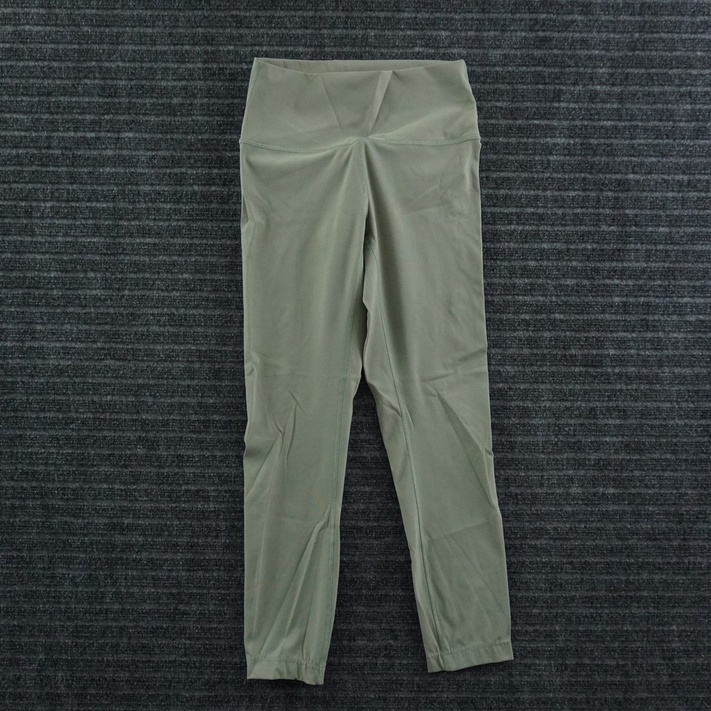Lululemon Leggings Womens 6 Tall‎ Sage Green High Rise 7/8 Cropped Activewear